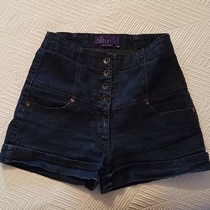 high waisted shorts size 6